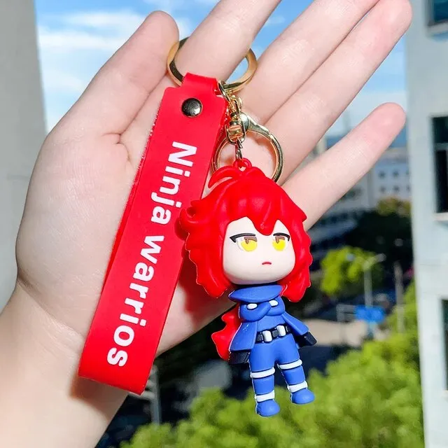 3D Silicon Keychain With BagCharm and Strap (Select From Drop Down Menu)