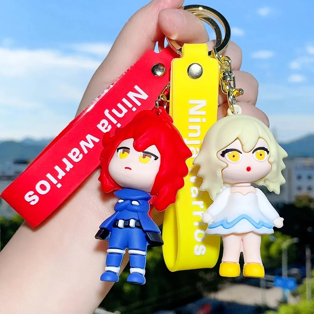 3D Silicon Keychain With BagCharm and Strap (Select From Drop Down Menu)