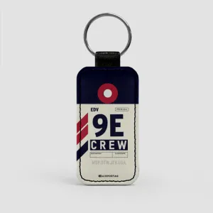 9E - Leather Keychain