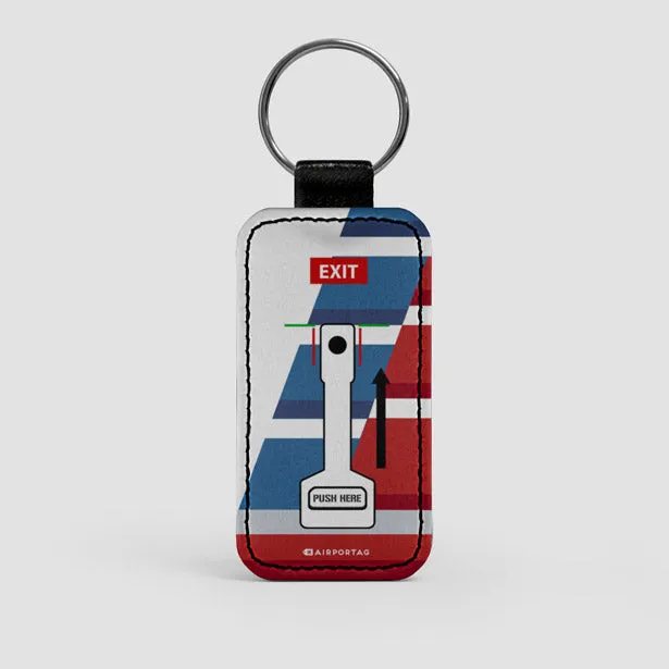 AA Door - Leather Keychain