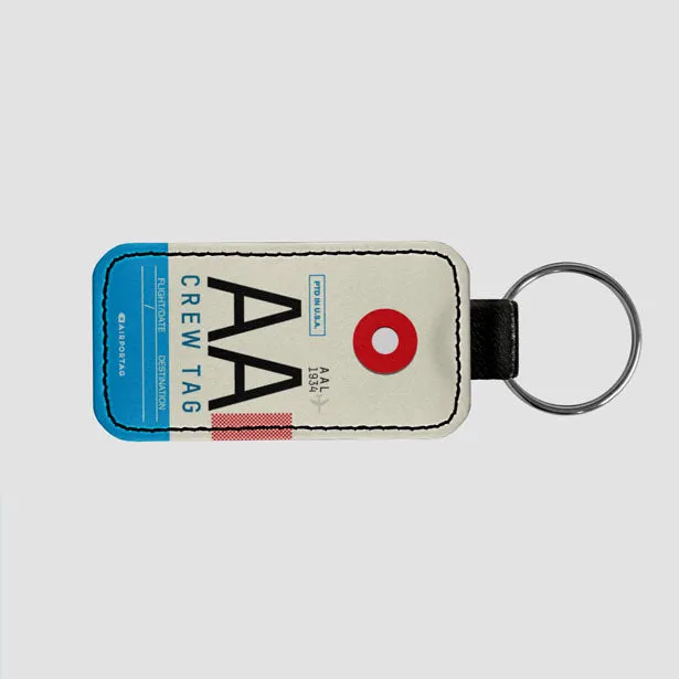 AA - Leather Keychain