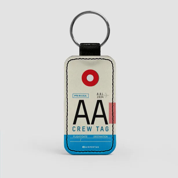 AA - Leather Keychain