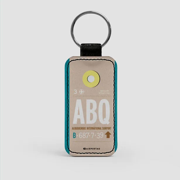 ABQ - Leather Keychain