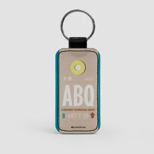 ABQ - Leather Keychain