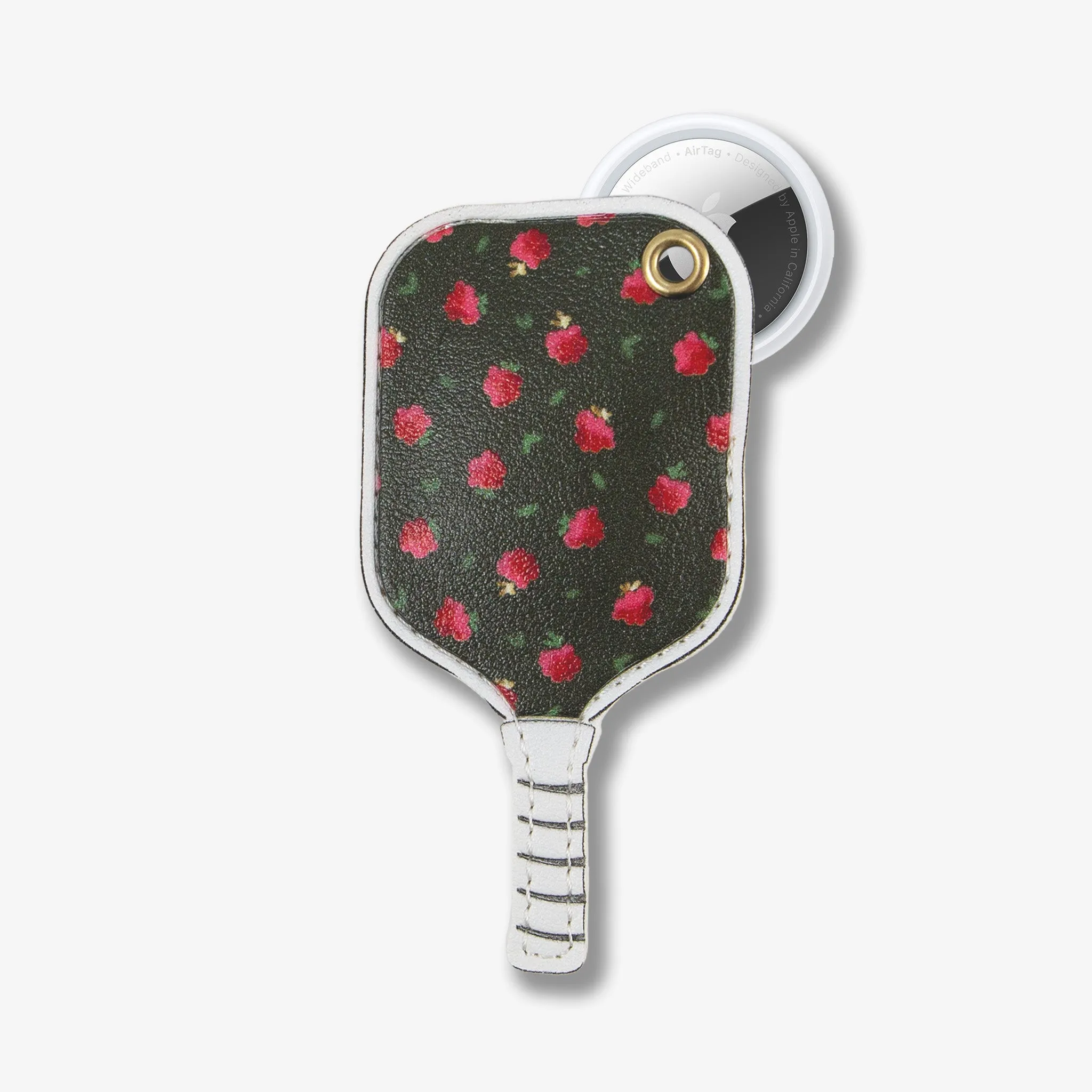 AirTag® Keychain - Pickleball Raspberry