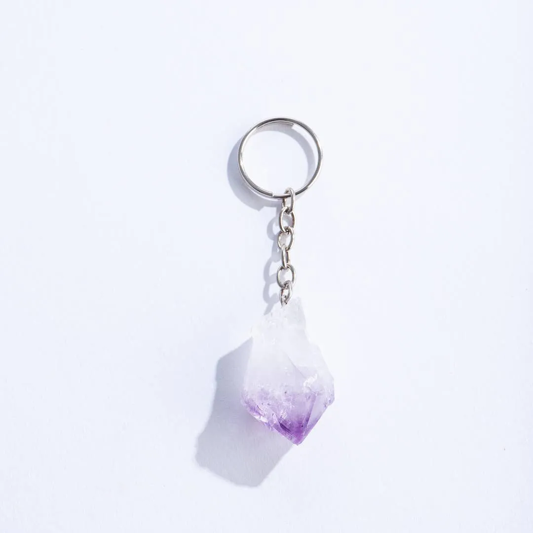 Amethyst Keychain