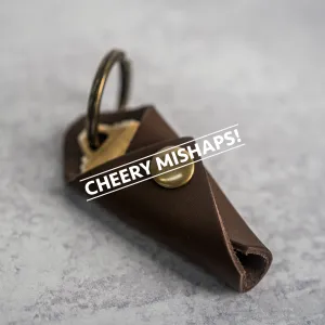 Cheery Mishaps - Personalized Leather Key Wrap Keychains | Motorcycle Keychain