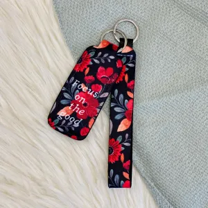 Focus on the Good Lipbalm Holder & Keychain