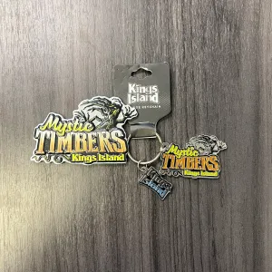 Kings Island Mystic Timbers Keychain & Magnet Bundle