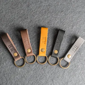 Loop Keychain - Personalized Premium Leather Keychain