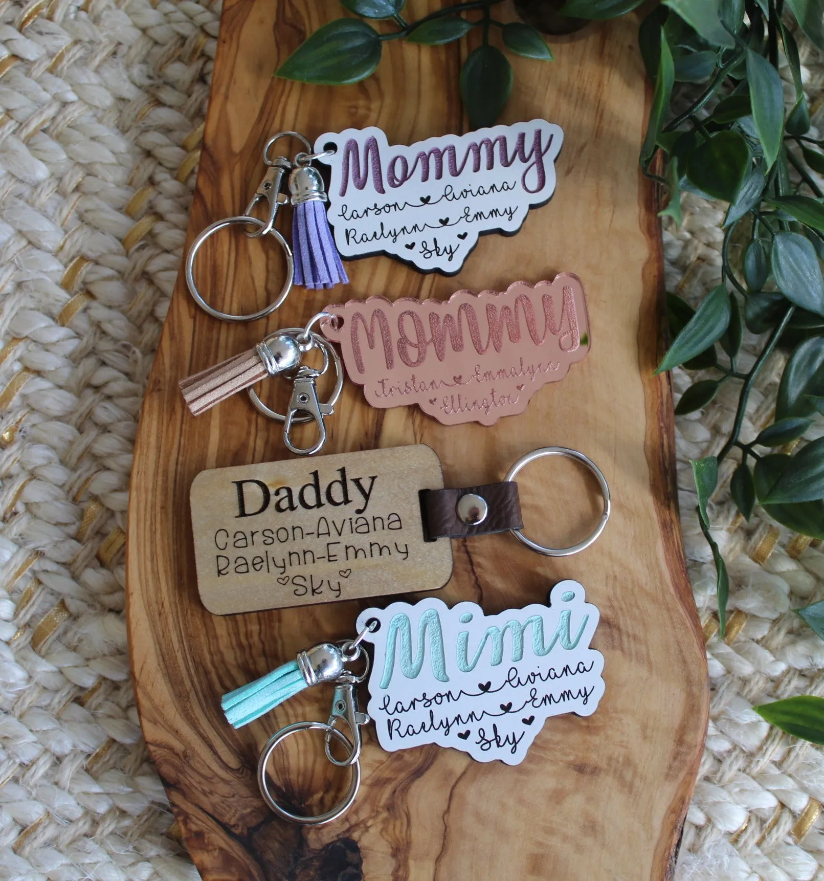 Mother, mom, mama keychain-Personalized-Engraved