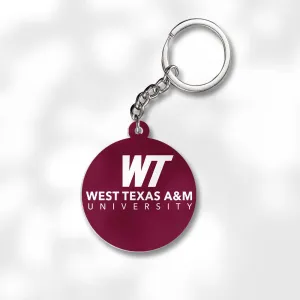 Pack 3 West Texas A&M University Keychains