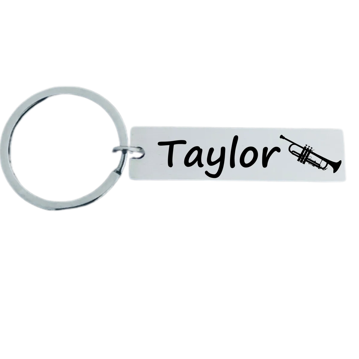 Personalized Trumpet Keychain