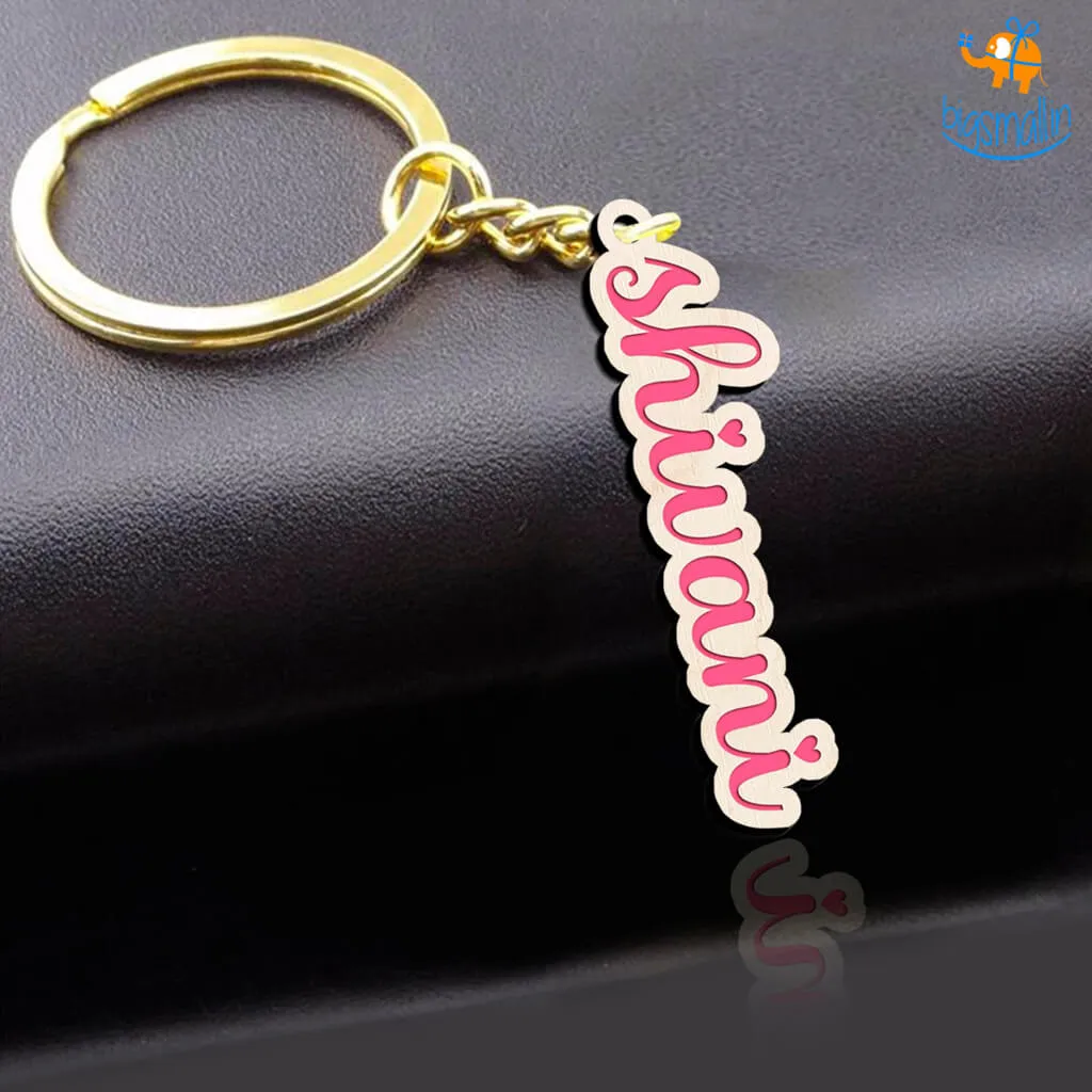 Personalized Wooden Keychain | COD Not Available