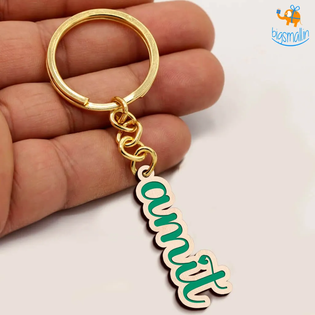 Personalized Wooden Keychain | COD Not Available