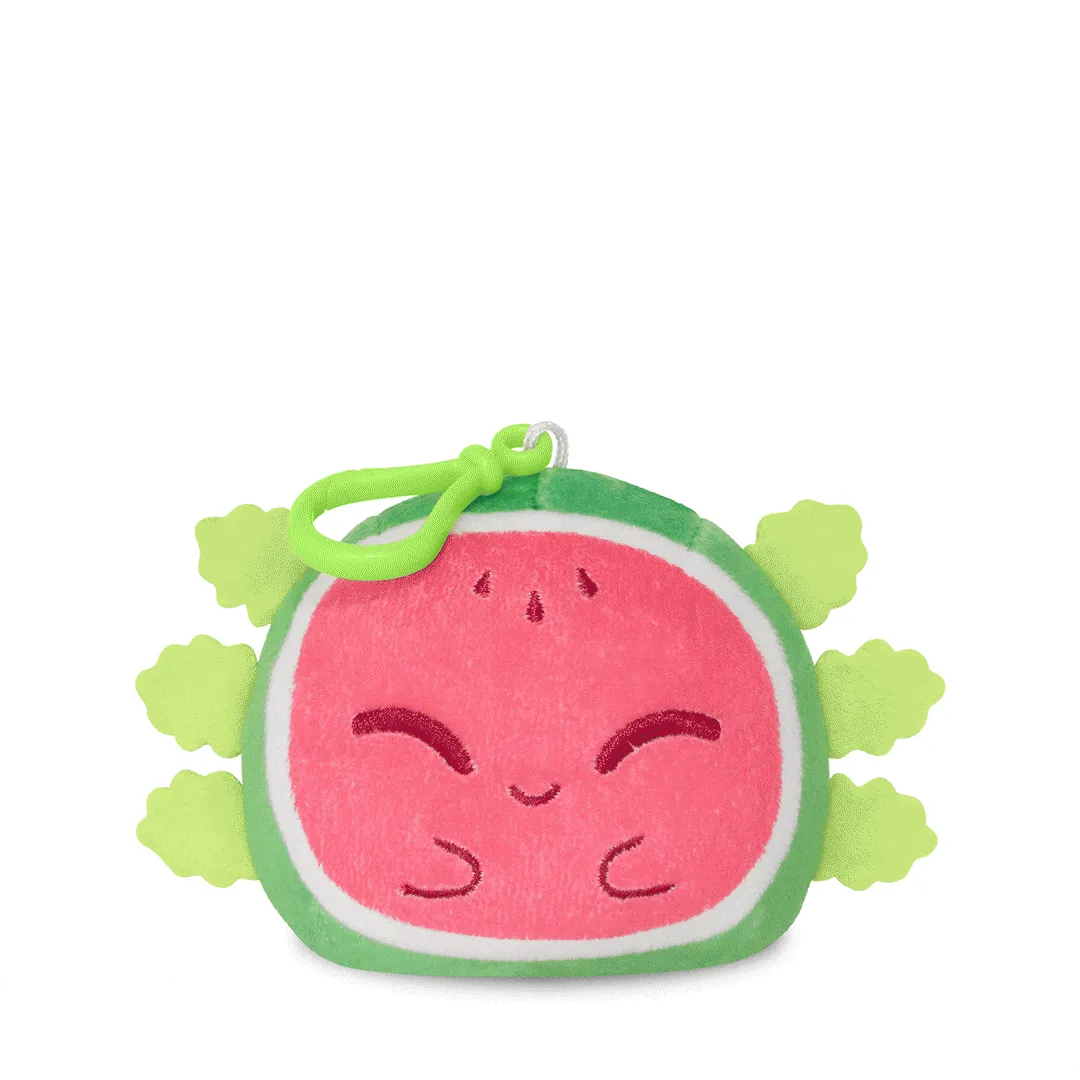 Plushiverse Alotl Watermelon Reversible Keychain