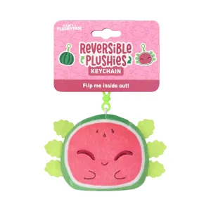 Plushiverse Alotl Watermelon Reversible Keychain