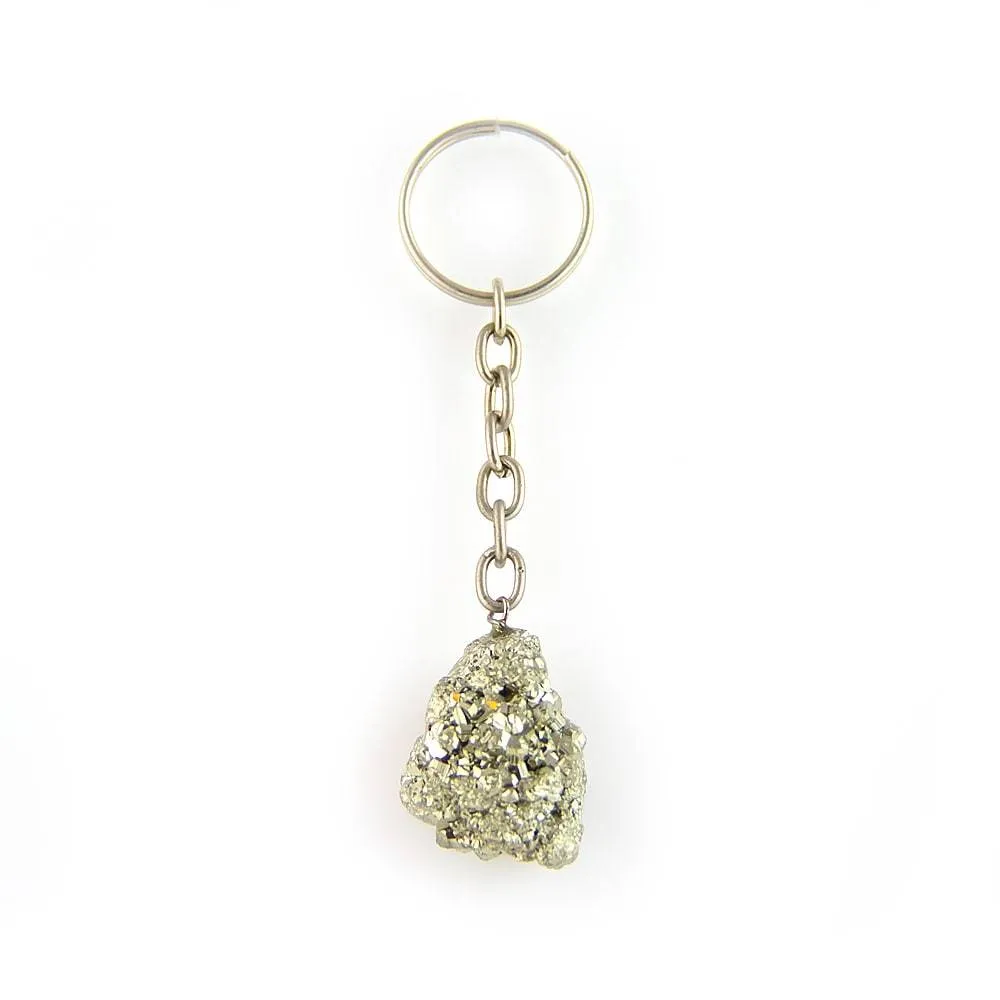 Pyrite Keychain